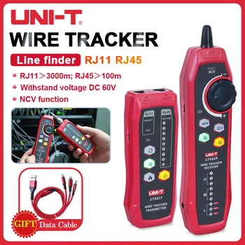 UNI-T UT683KIT, устройство для отслеживания сетевых проводов, устройство для проверки линии связи с защитой от помех, устройство для поиска телефонной линии RJ45 RJ11.