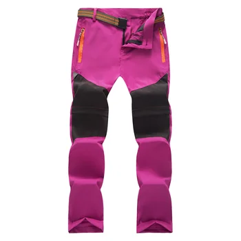 Детские летние походные брюки для путешествий, Пикник, пэчворк, пояс для мальчиков и девочек, спортивные быстросохнущие брюки для кемпинга с защитой от ультрафиолета