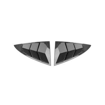 Для Tesla Model 3 Y жалюзи сзади с треугольными блестками, детали для модификации экстерьера, углеродное волокно, B