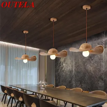 Подвесной светильник OUTELA Nordic Hat в скандинавском стиле, современная креативная простая люстра для декора домашней столовой и бара
