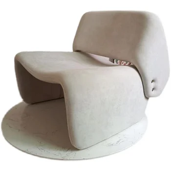 Диван для гостиной, Дизайнерское кресло, Фланелевое Кожаное кресло для отдыха, стулья для спальни