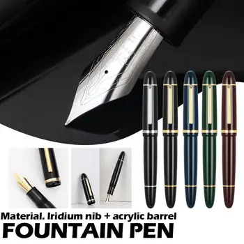 Перьевая ручка Jinhao X159 роскошного качества, акриловая большая ручка, школьные ручки, ручка стационарного размера, принадлежности для каллиграфии, S2L0