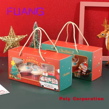 рождественская упаковочная коробка, рождественский креативный подарок для печенья, косметический календарь, откидная сумка для коробок, декоративная упаковочная коробка для малого бизнеса