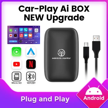 МИНИ-Ai Box Беспроводной Android Auto CarPlay Для Netflix YouTube Для Volvo XC40 XC60 XC90 S60 S90 V60 V90 C40 Перезарядка 2017 -