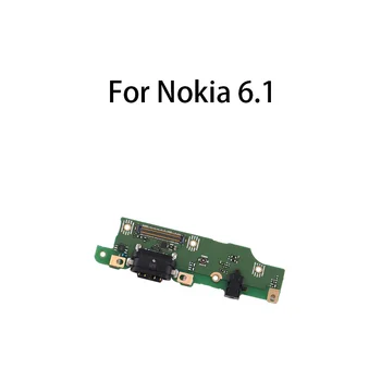 (Оригинал) Разъем для подключения USB-порта для зарядки, док-станция, зарядная плата, гибкий кабель для Nokia 6.1