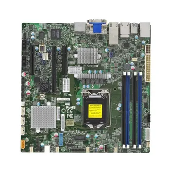 X11SSZ-TLN4F ДЛЯ процессора Supermicro 7-го поколения C236 DDR4-2400MHZ i7/i5/i3 Хорошо протестирован перед отправкой