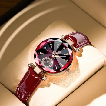 Роскошные женские часы из нержавеющей стали, водонепроницаемые кварцевые женские наручные часы для девочек ES2023003