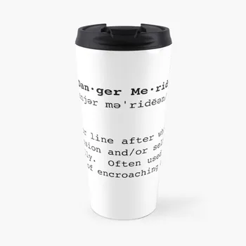 Vantasner Danger Meridian Definition (черный) Дорожная Кофейная кружка, Термос, Кофейный набор, Винтажная чашка, Кружка для кофе