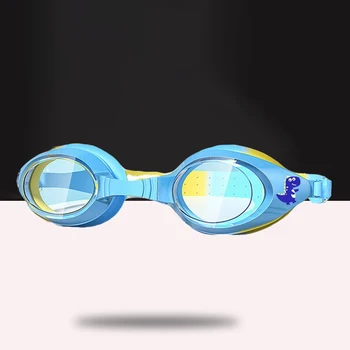Детские противотуманные очки для плавания, водонепроницаемые очки для плавания и дайвинга, очки для занятий водными видами спорта для мальчиков и девочек