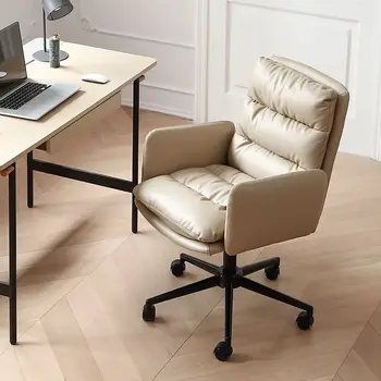 Простой компьютерный стул для учебы, современный домашний письменный стул, удобный сидячий стул для учебы, офисный стул для студентов колледжа, офисный стул
