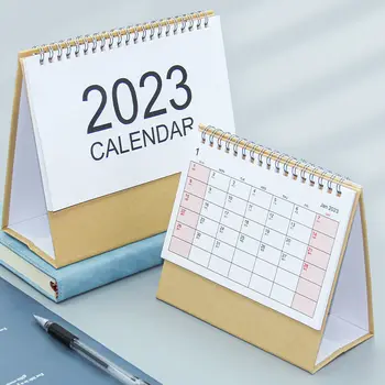 Календарь на 2023 год, Рулонный календарь О студентах колледжа, планирующих делать двусторонние заметки, украшение рабочего стола в офисе, Ежемесячные календари