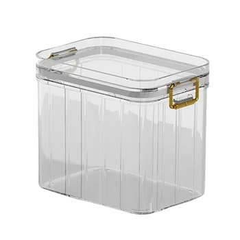 Прозрачные контейнеры для хранения домашних ЖИВОТНЫХ, большая емкость, легкий контейнер для герметичного сохранения пищевых продуктов