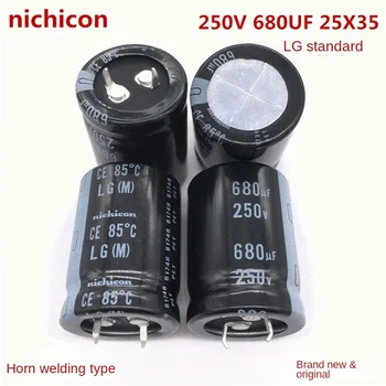 (1ШТ) Электролитический конденсатор NichiCon 250V680UF 25X35 в наличии 680 МКФ 250 В 25 * 35