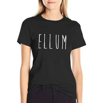 Футболка Ellum Guy, футболка с животным принтом для девочек, винтажная одежда, женская одежда