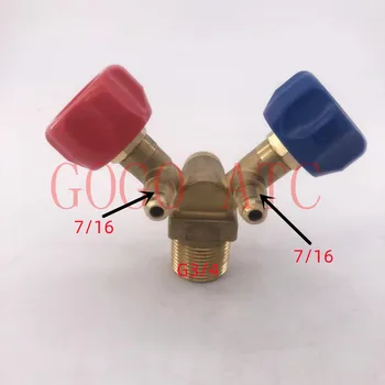 Специальный клапан для рециркуляции и наполнения / клапан высокого и низкого давления / взрывозащищенный клапан для горловины баллона с хладагентом