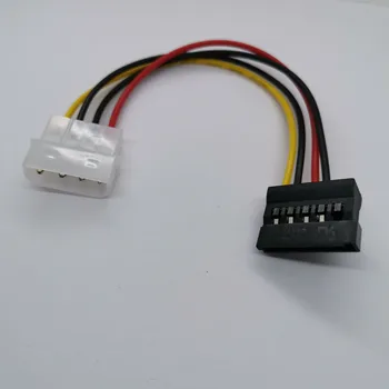 1шт 4-контактный разъем IDE Molex-ATA 15P Разъемы удлинителя питания SATA для подключения к компьютеру и подключения штекера