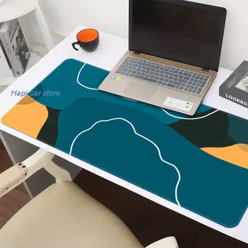 Morandi Color Милый Коврик Для Мыши Большой Кавайный Коврик Для Письменного Стола Gaming Deskpad Gamer Водонепроницаемый для Офисной Компьютерной Клавиатуры