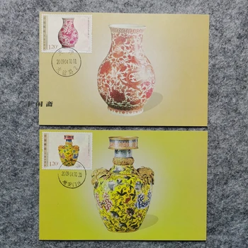 собранная музеем Тяньцзиня канистра с рисунком пионов румян и феникса Во Дворце музее есть ваза с филигранной эмалью
