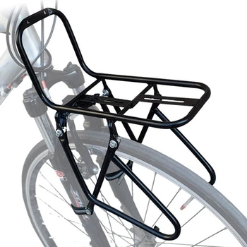 Передняя стойка велосипеда Корзины для переноски велосипеда MTB Стойки для шоссейных велосипедов Багажная полка Кронштейн для велосипедной сумки Аксессуары для велосипедов