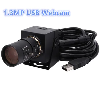 Веб-камера Star Light 960P AR0130 Mini Box Case Кронштейн 5-50 мм Варифокальный объектив Windows Android Linux MAC UVC USB Веб-камера для Компьютера