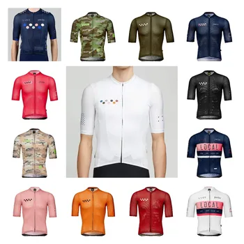 Летняя мужская рубашка с коротким рукавом, велосипедная одежда, легкая велосипедная одежда, дышащая и быстросохнущая Ropa Ciclismo Maillot