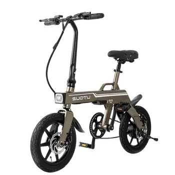 электровелосипед 20 дюймов Складной 20-дюймовый электрический велосипед с литиевой батареей, новый национальный стандарт электрического велосипеда для отдыха
