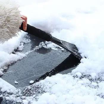 Многоцелевой универсальный прочный снегоуборочный автомобильный инструмент Скребок для снега Тонкой работы для стеклянной двери