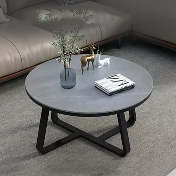 Современный чайный столик для гостиной Mesa Боковые Круглые Дизайнерские наборы Боковой прикроватный столик Nordic Center Садовая мебель Mesita