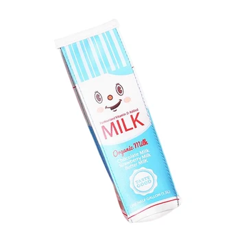 Мультяшная коробка для молока, сумка для карандашей, креативный дизайн коробки для молока для детей