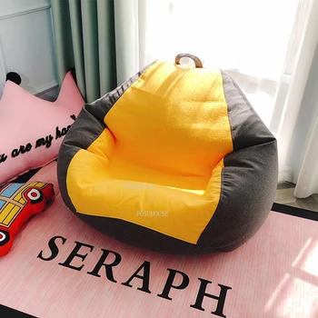 Скандинавские диваны Lazy Bean Bag Мебель для гостиной Маленький Односпальный диван Маленькая квартира Спальня Балкон Ленивое кресло для отдыха