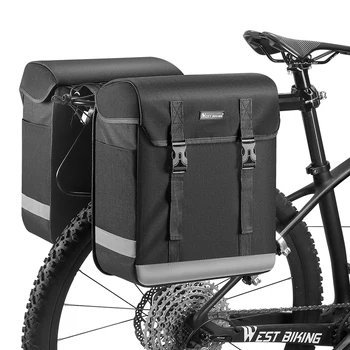 Сумка для задних сидений велосипеда, сумка для хранения велосипедов, Большая вместимость, Велосипедные стойки, Сиденья, Багажные сумки, Дорожный багаж, Велосипедные сумки