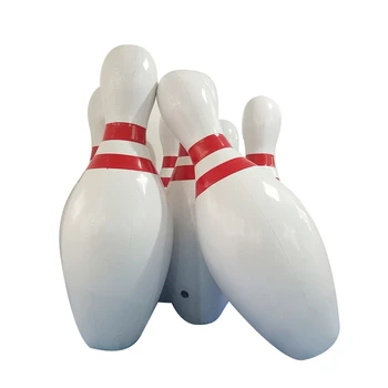 Гигантский надувной игровой набор для боулинга с человеком / Надувная кегля для боулинга для спорта на открытом воздухе, продажа гигантского надувного человека по индивидуальному заказу