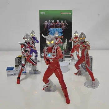 Bandai Shining Ultraman Blind Box, Таинственная коробка с сюрпризом, моделирование сцен, Коллекционная модель, украшение рабочего стола, детский подарок
