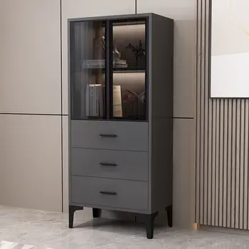 Современный простой настенный шкаф для веранды, светлый роскошный шкаф для гостиной в Северной Европе, многофункциональный шкаф для хранения чая