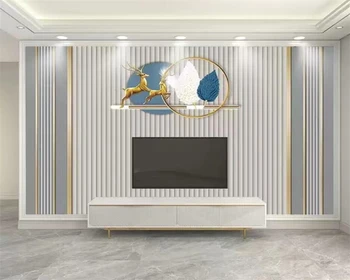 beibehang Настроил новый модный фон для телевизора из папье-маше современные обои для гостиной обои для украшения фильмов и телевидения