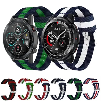 Для Honor Magic Watch 2 42 мм 46 мм Ремешок Нейлон 20 мм 22 мм Сменный Ремешок Для Часов Honor Watch GS Pro/GS 3/Huawei GT 2 Браслет