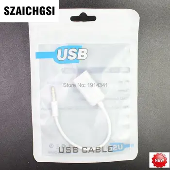 SZAICHGSI белая пластиковая розничная упаковка на молнии сумка поли пп для iphone7 6 5 4 USB КАБЕЛЬ посылка opp сумка оптом 3000 шт.