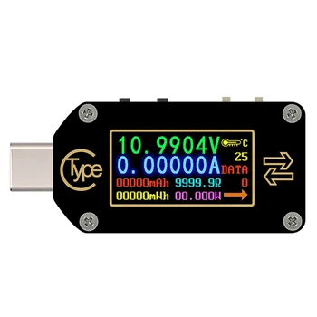 Rd Tc66 Type-C Pd Триггер USB Вольтметр Амперметр Напряжение 2-Полосный измеритель тока Мультиметр Зарядное устройство для Pd Аккумулятор USB Tester1