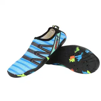 Мужская болотная обувь, быстросохнущая износостойкая обувь для кемпинга, пеших прогулок, рафтинга и виндсерфинга, синяя