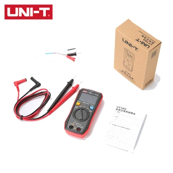 UNI-T UT123 UT123D Бытовой карманный цифровой мультиметр для измерения напряжения NCV AC/ DC Измерение переключателя дисплея EBTN
