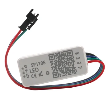 SP110E Bluetooth Контроллер DC5-12V Для WS2812B SK6812 RGB/RGBW Magic Lights LED Pixel Strip iOS/Android App Control 1024 пикселей