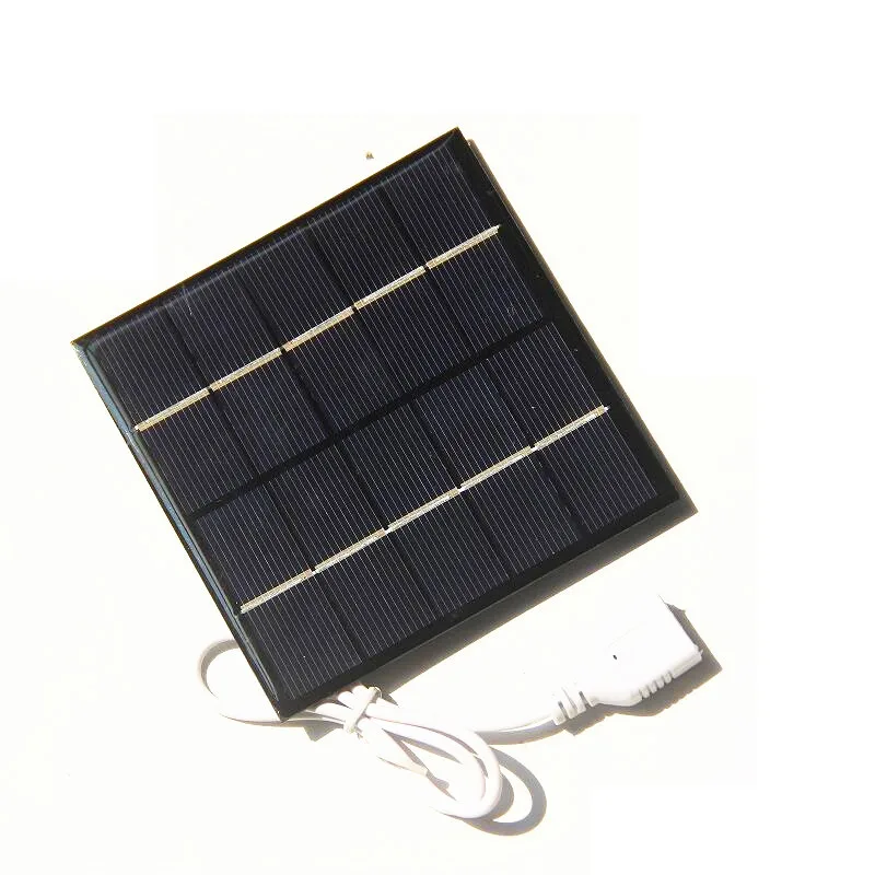 5 В 1,2 Вт, мини-солнечная панель, портативный модуль, телефон, светильник, комплект зарядного устройства 
