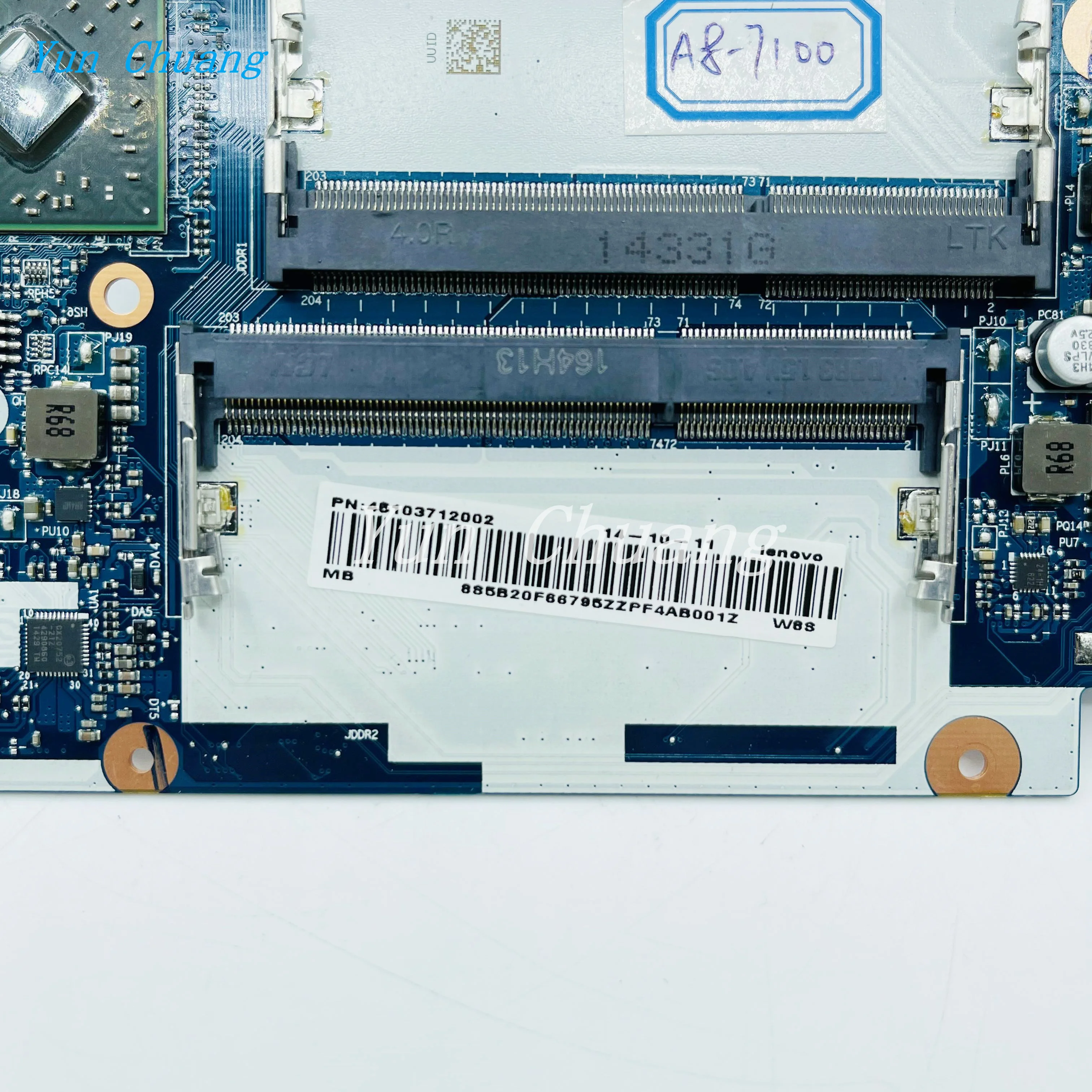 Материнская плата ACLU7/ACLU8 NM-A291 для ноутбука Lenovo Z50-75 Материнская плата FRU 5B20F66795 материнская плата С процессором A8-7100 2G-GPU DDR3L