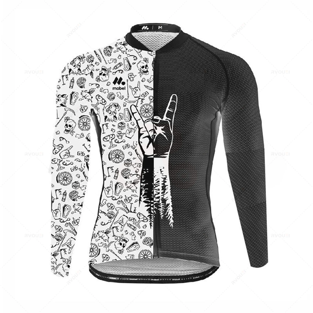 Новая Велосипедная Майка С Длинным Рукавом, Дышащая Осенне-Весенняя Одежда Для MTB Велосипеда Maillot Ropa Ciclismo, Велосипедная Одежда Ciclismo Hombre