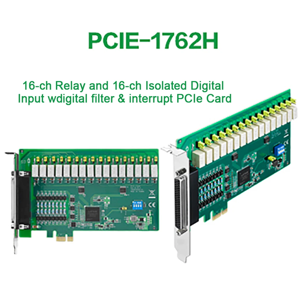PCIE-1762H для карты управления движением Advantech, 16-полосная релейная изолированная цифровая карта ввода-вывода, высокое качество, быстрая доставка