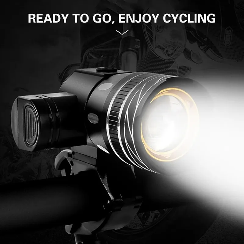 Z30 15000LM Светодиодный фонарь для велосипеда, USB Перезаряжаемая Фара, фонарик, Водонепроницаемая Масштабируемая Велосипедная лампа для велосипеда