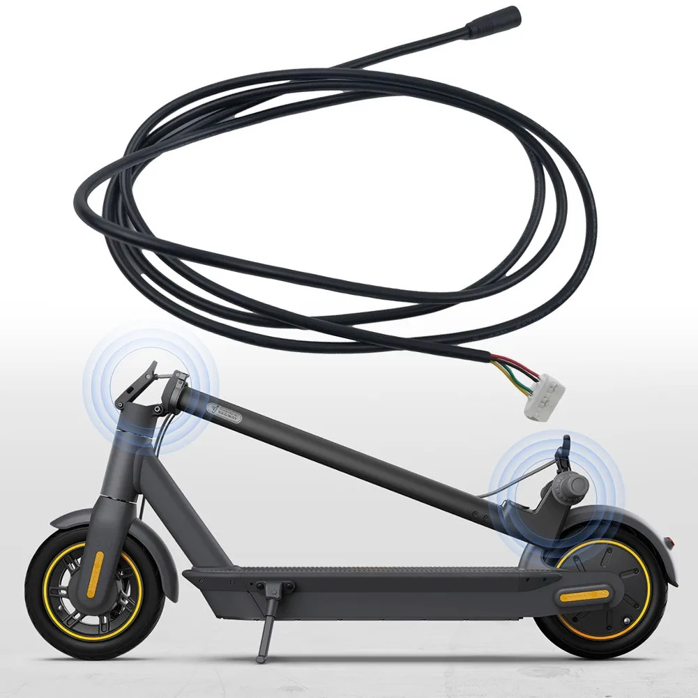 Линия управления скутером, черный кабель, Фитинги линии управления для Ninebot Max G30, Сменная резина, 160 см, аксессуары