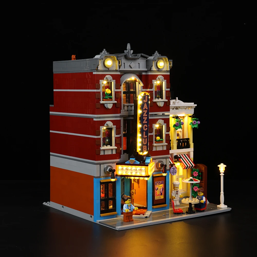 Комплект светодиодной подсветки для 10312 джаз-клуба, набор строительных блоков (не включает модель), кирпичи, игрушки для детей