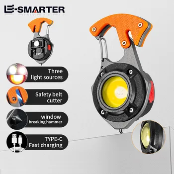 ESMARTER W5143 Многофункциональный фонарик-Брелок Lampbike Windjacket Ручной фонарик
